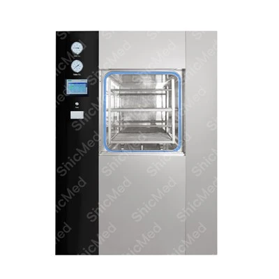 Autoclave à porte coulissante verticale